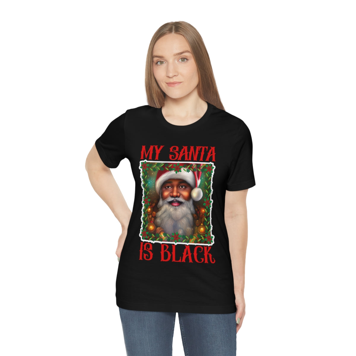 MY SANTA IS BLACK Unisex Jersey Short Sleeve Tee