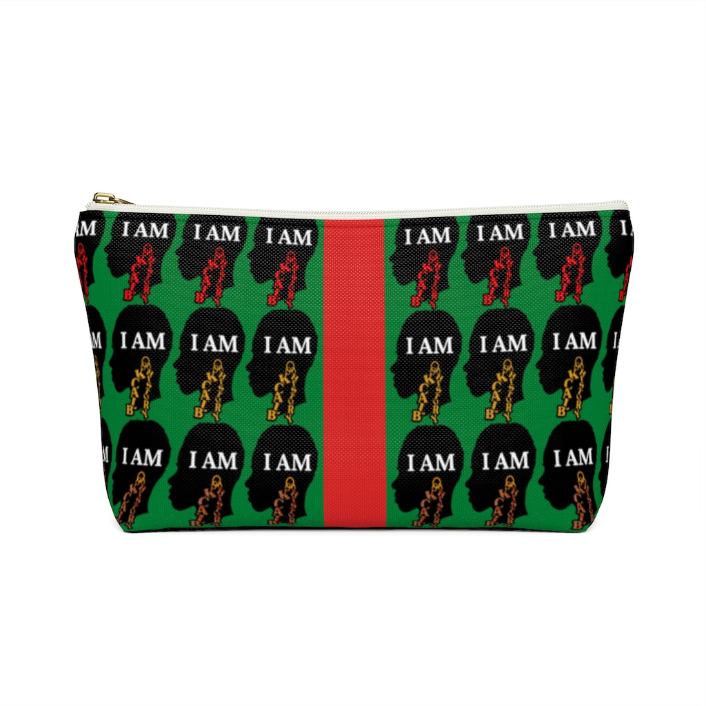 I AM BLACK HISTORY Pouch w T-bottom