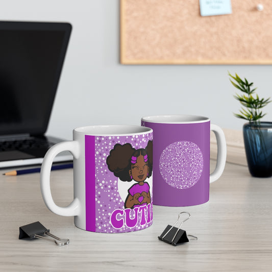 CUTIE KIDS MUG PURPLE