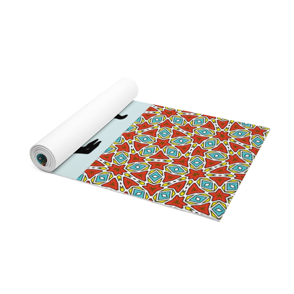 NAMASTE SIS Foam Yoga Mat - NATIVE PRINT