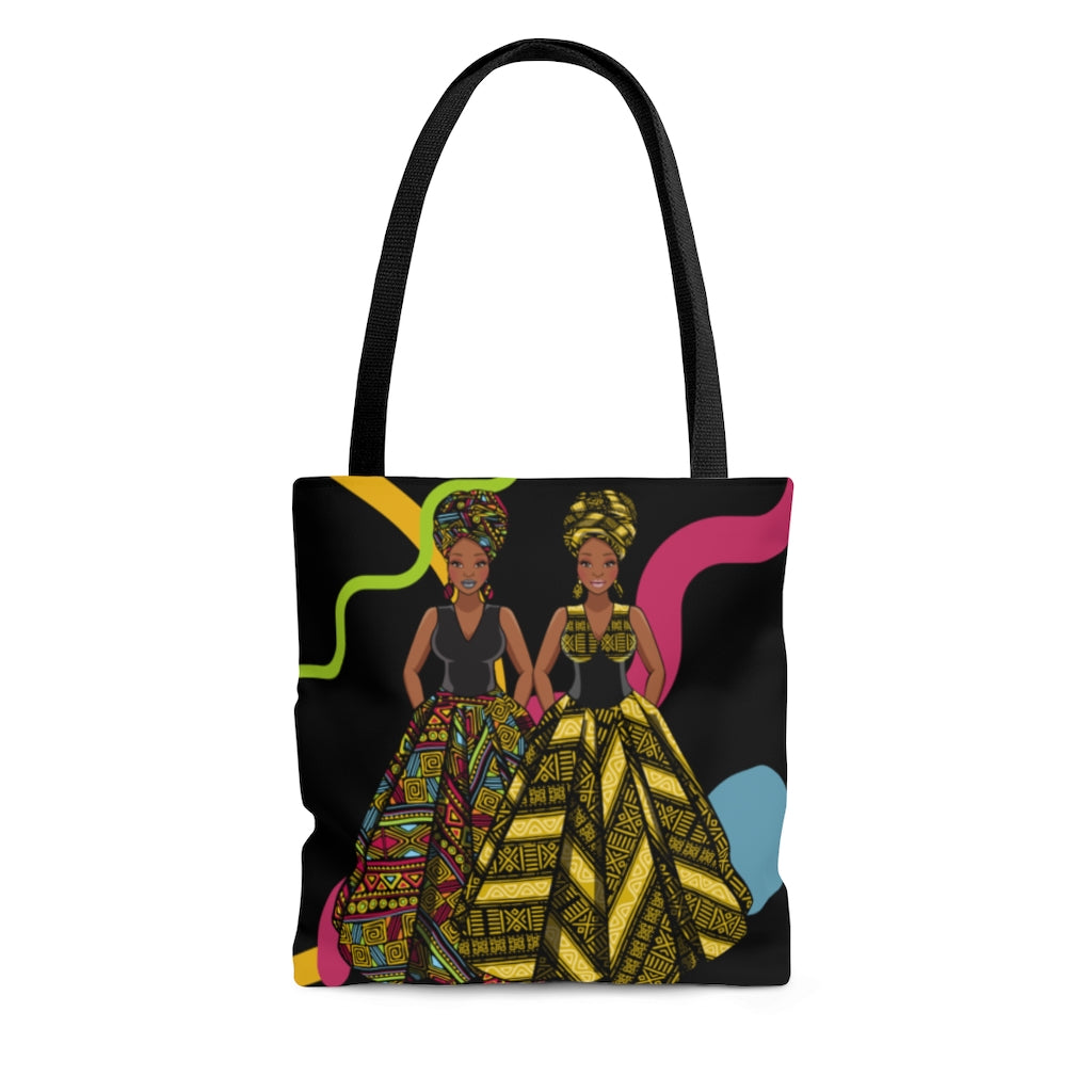 ANKARA Tote Bag (abstract black)