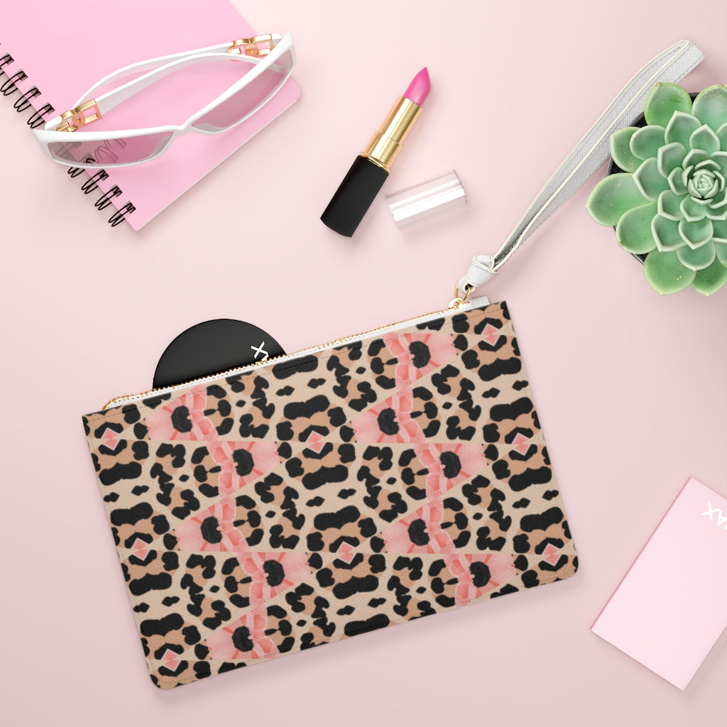 PINK EXOTIC Clutch Bag