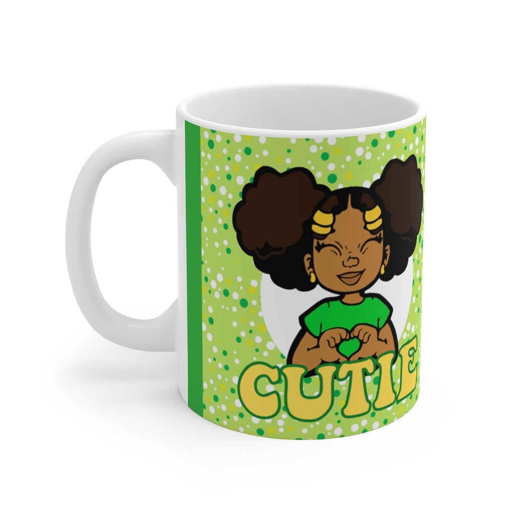 CUTIE KIDS MUG YELLOW/GREEN