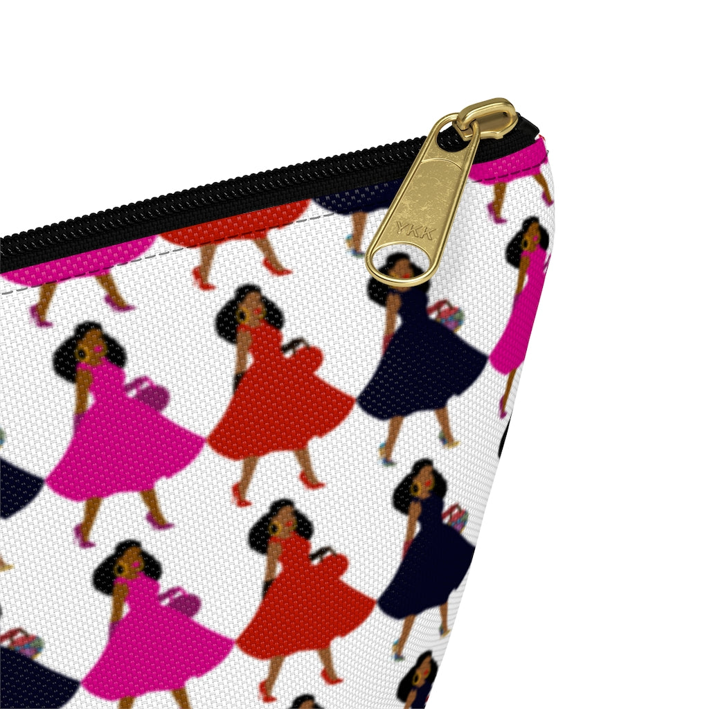 Fanciful Accessory Pouch w T-bottom