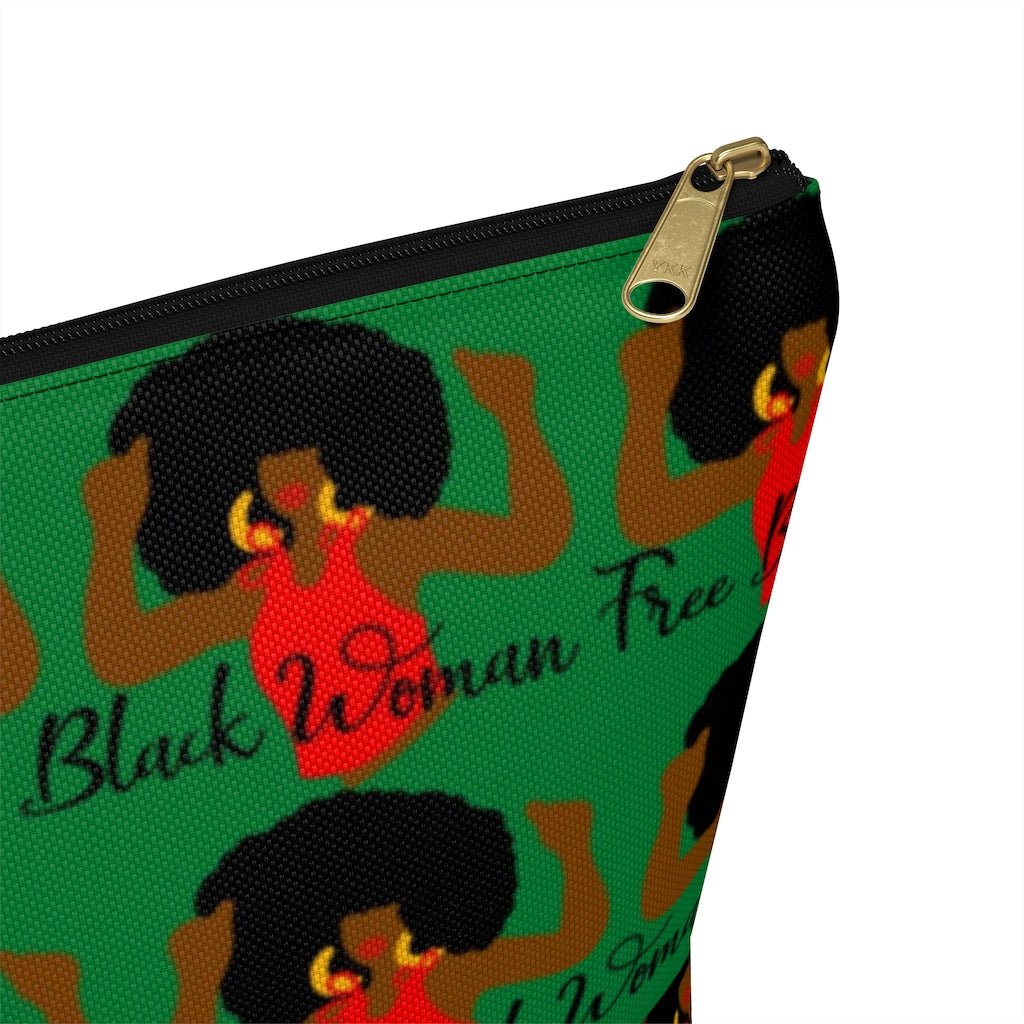 FREE BLACK WOMAN Pouch w T-bottom