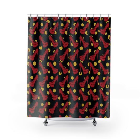 Stiletto Parade Shower Curtain