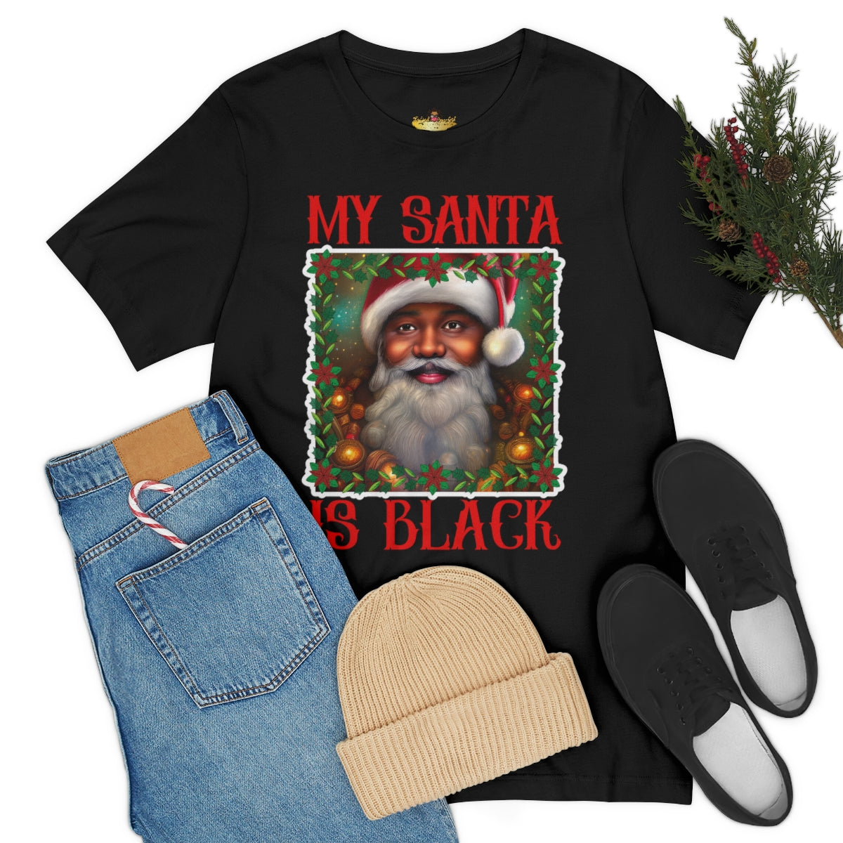 MY SANTA IS BLACK Unisex Jersey Short Sleeve Tee