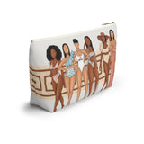 Brown Beach Babes Tribal Accessory Pouch