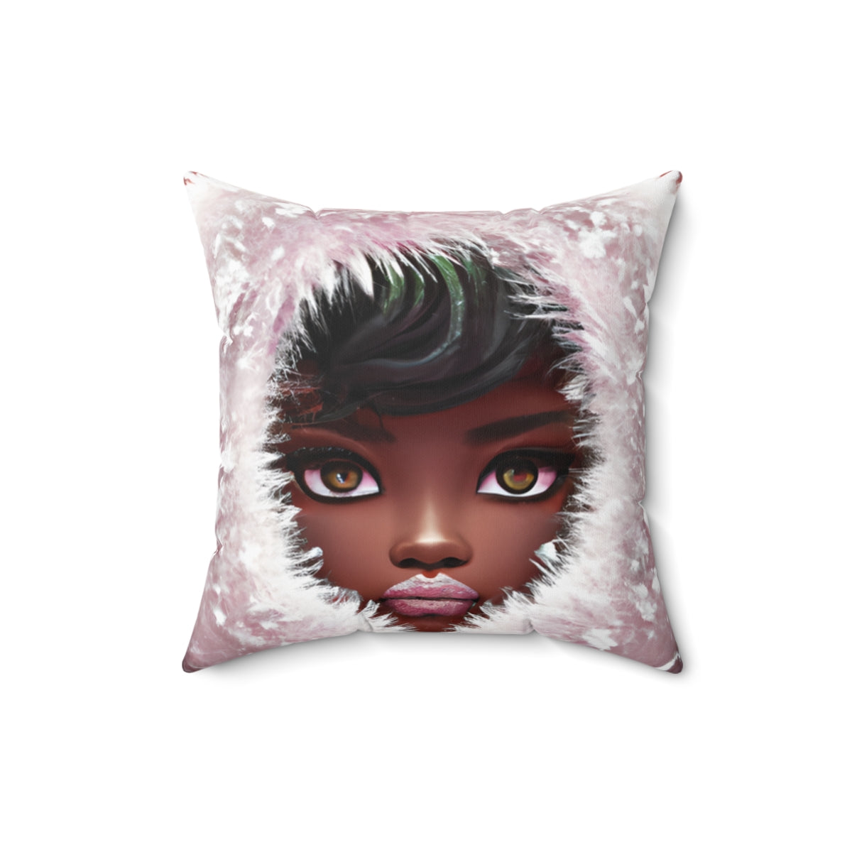 Snow Babe Decorative Pillow