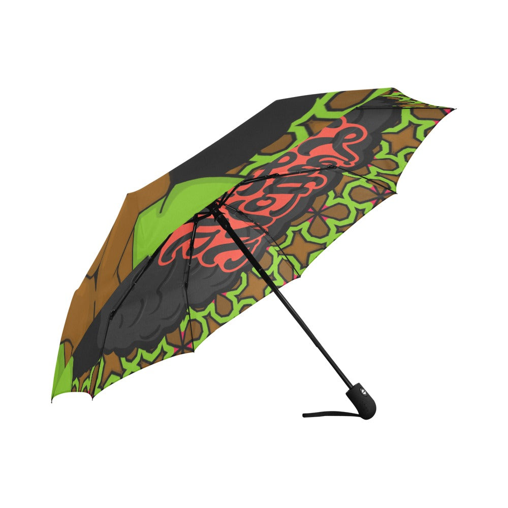 MOTHER HUSTLER SEMI-AUTOMATIC FOLDABLE UMBRELLA