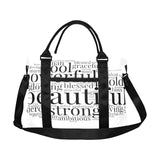 My Bald is Beautiful Affirmations LARGE CAPACITY TROLLEY BAG