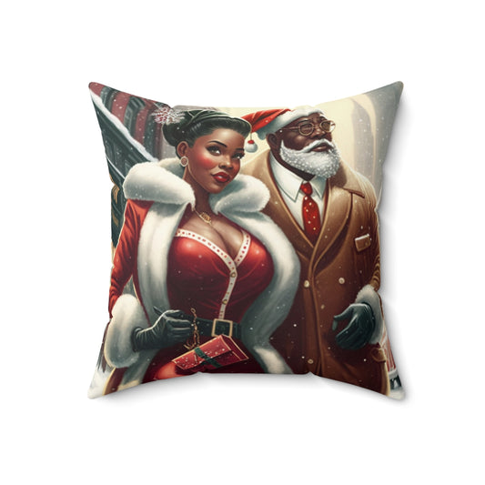 CLAUSES DATE NIGHT Pillow 03: LARGE DECORATIVE 18x18 or 20x20