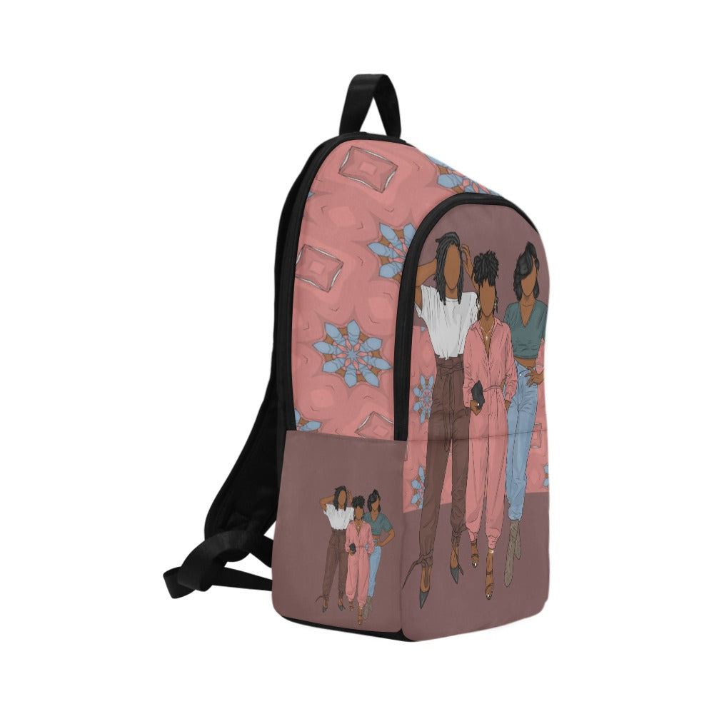 TRES AMIGAS DUSTY MAUVE/PURPLE BACKPACK