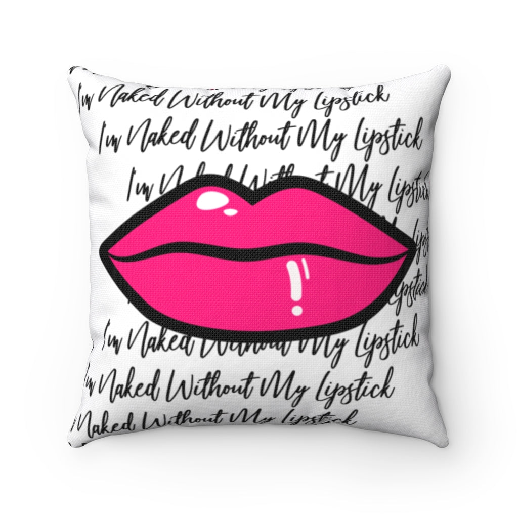 PINK LIPSTICK PILLOW