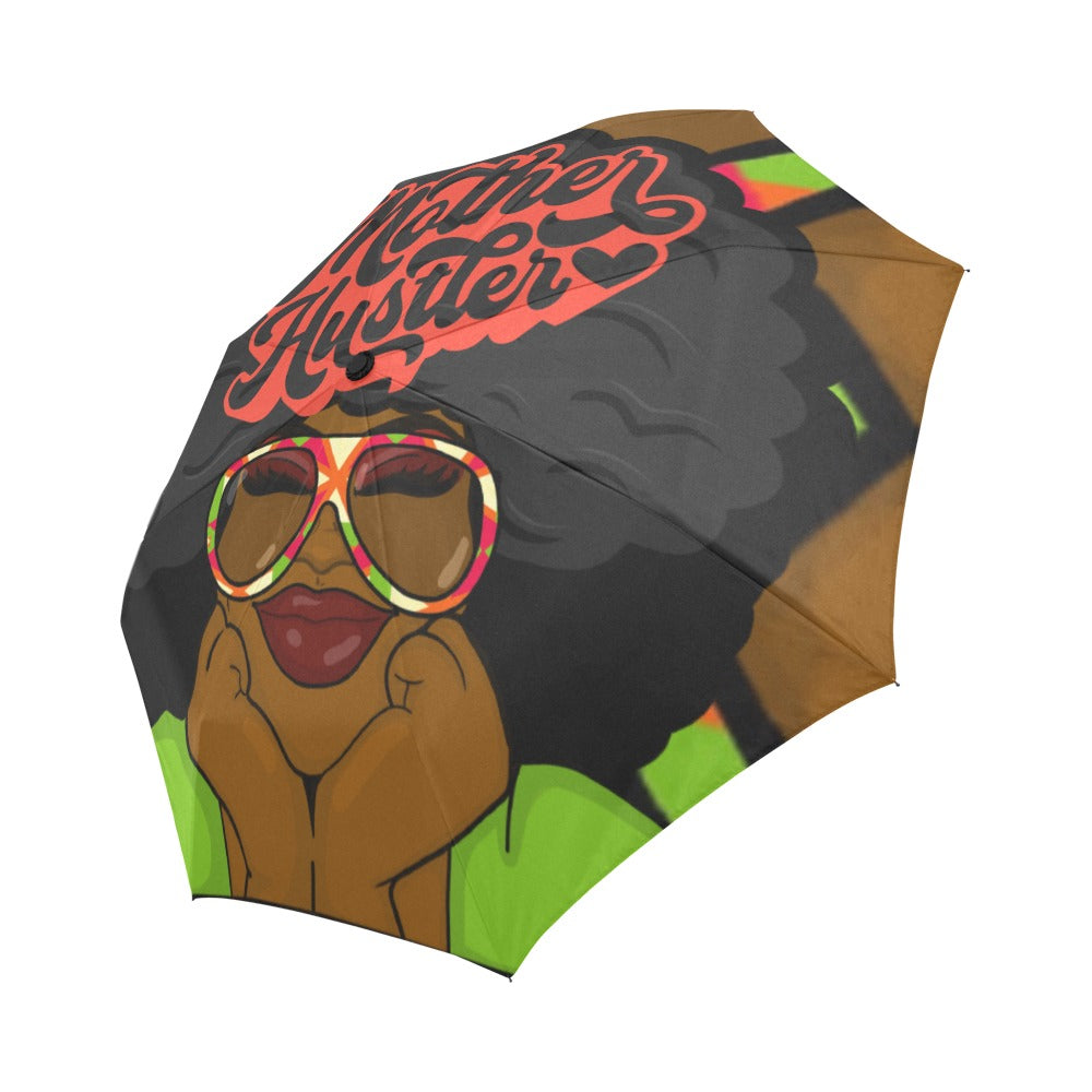 MOTHER HUSTLER SEMI-AUTOMATIC FOLDABLE UMBRELLA