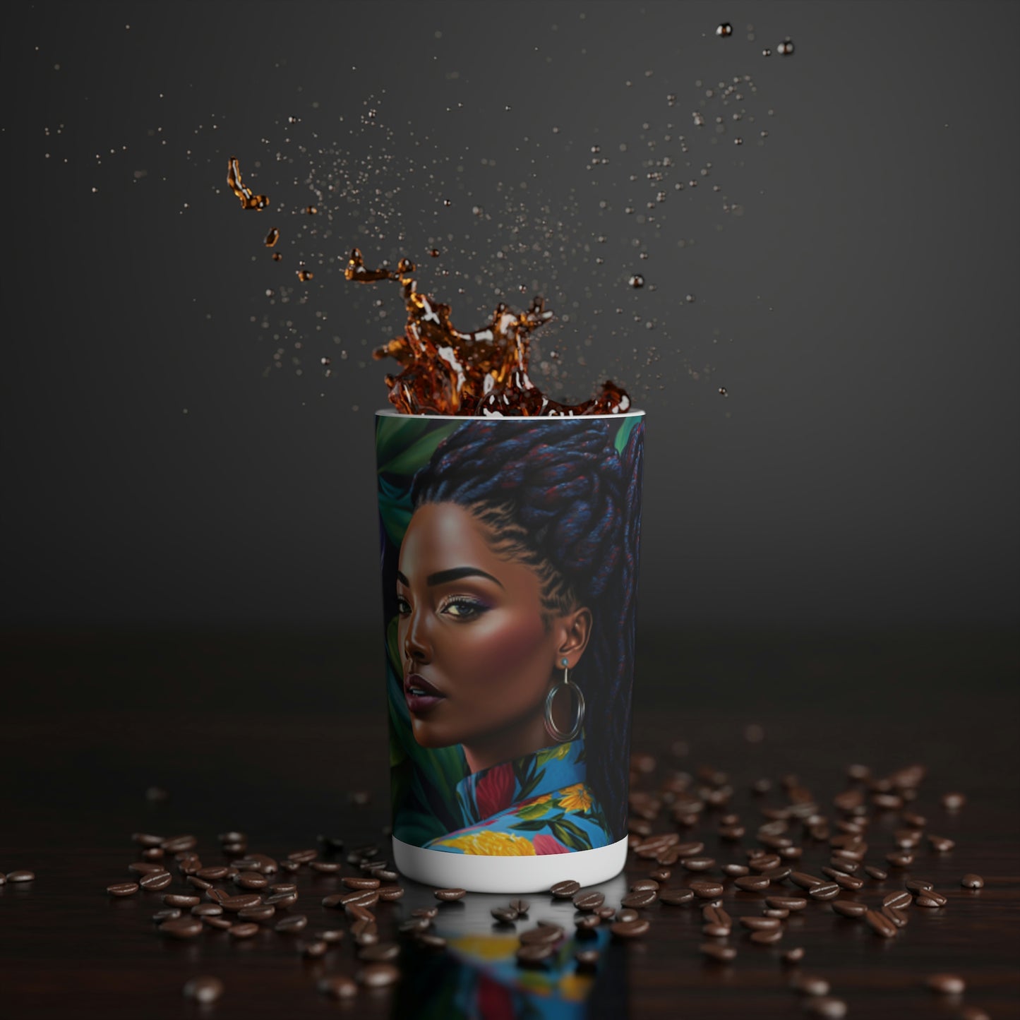 Loc'd Beauty Conical Coffee Mug