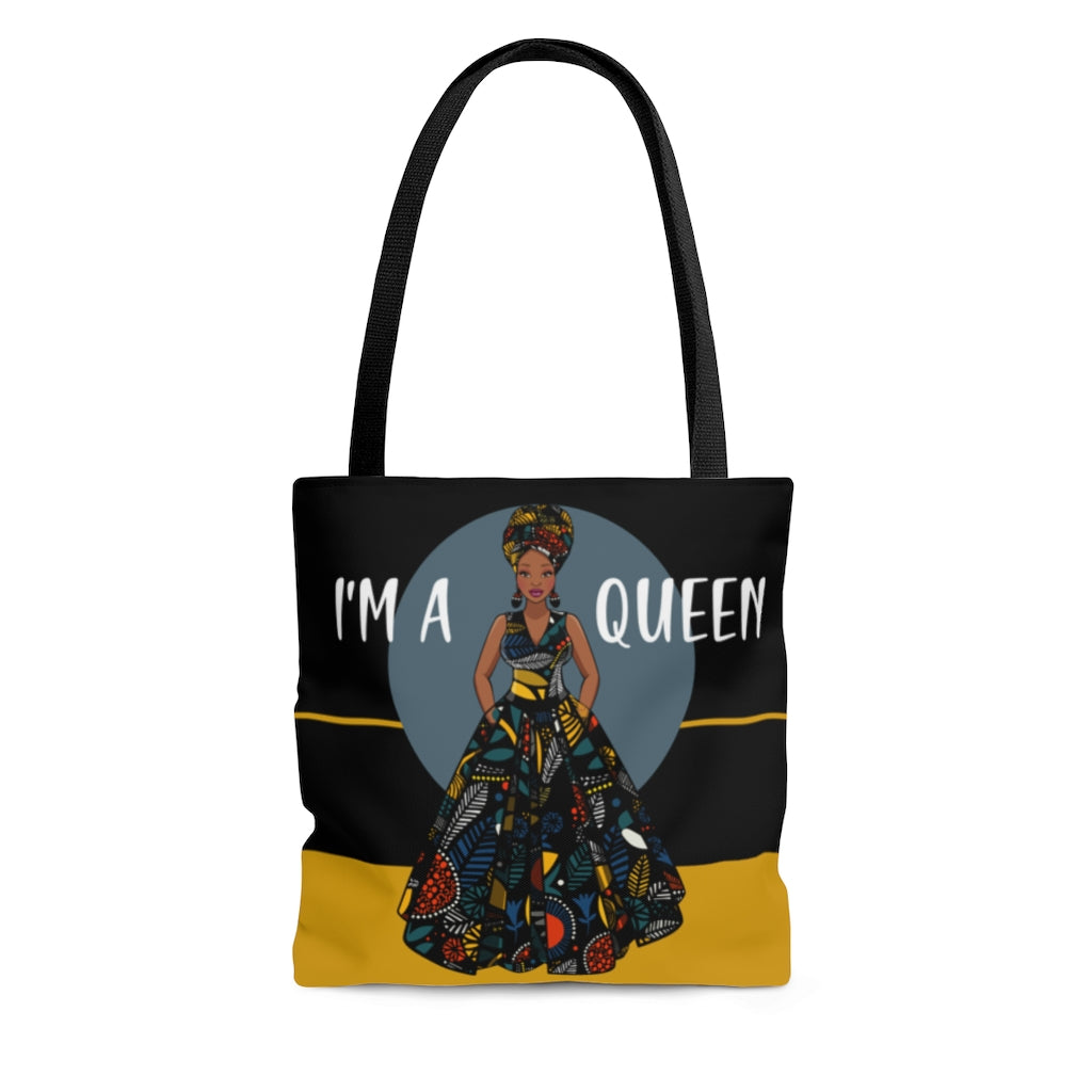 ANKARA Tote Bag (black/gold)