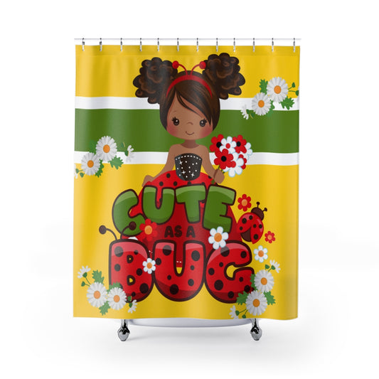 LITTLE LADYBUG SOLID Shower Curtain