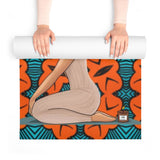 NAMASTE Foam Yoga Mat - BRIGHT ANKARA