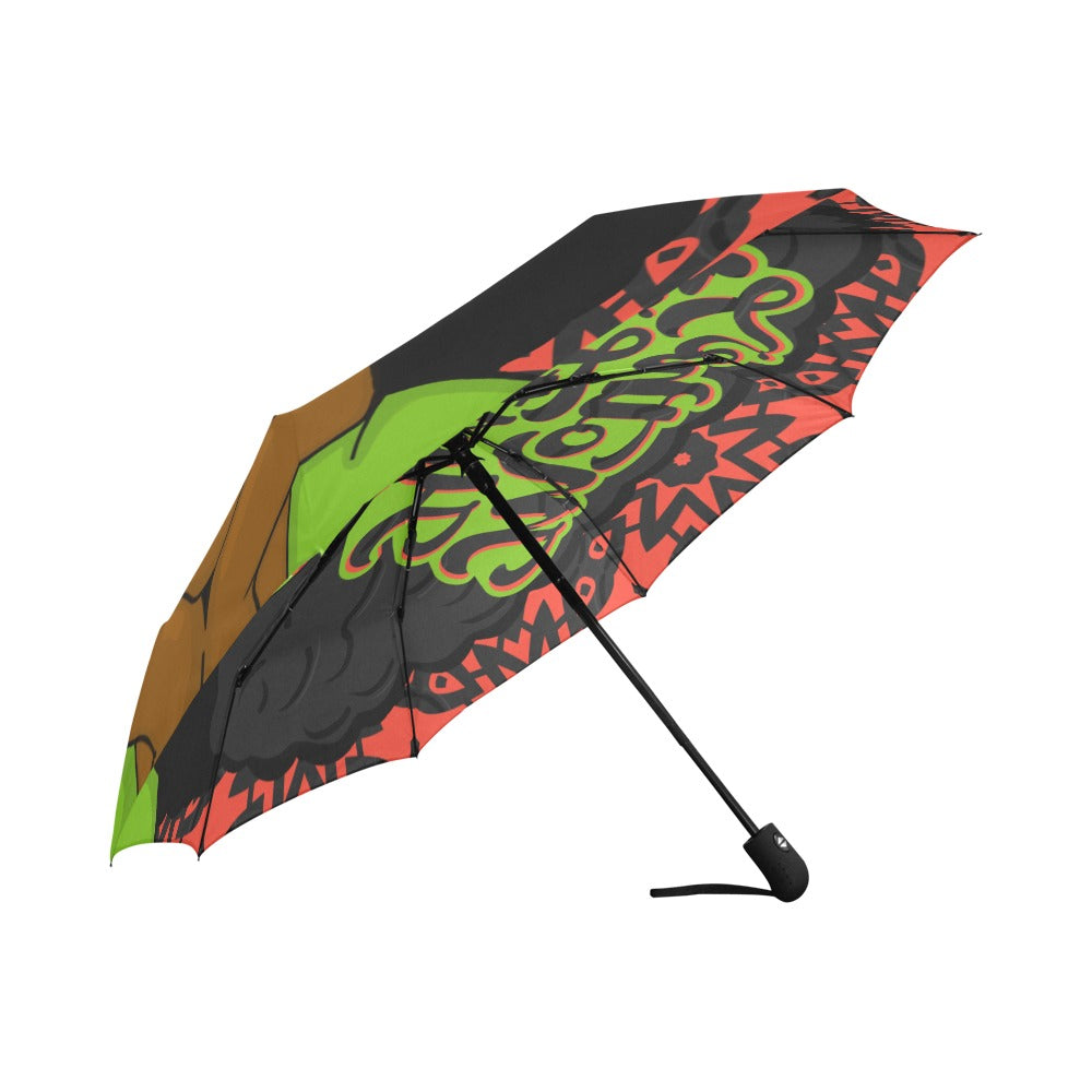 MOTHER HUSTLER SEMI-AUTOMATIC FOLDABLE UMBRELLA