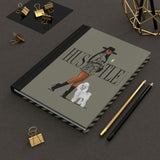 HUSTLE Hardcover Matte Journal (poodle)