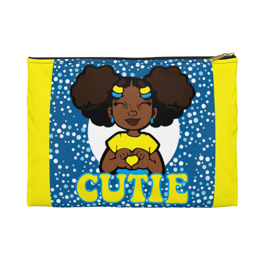 CUTIE KIDS Accessory Pouch YELLOW/BLUE