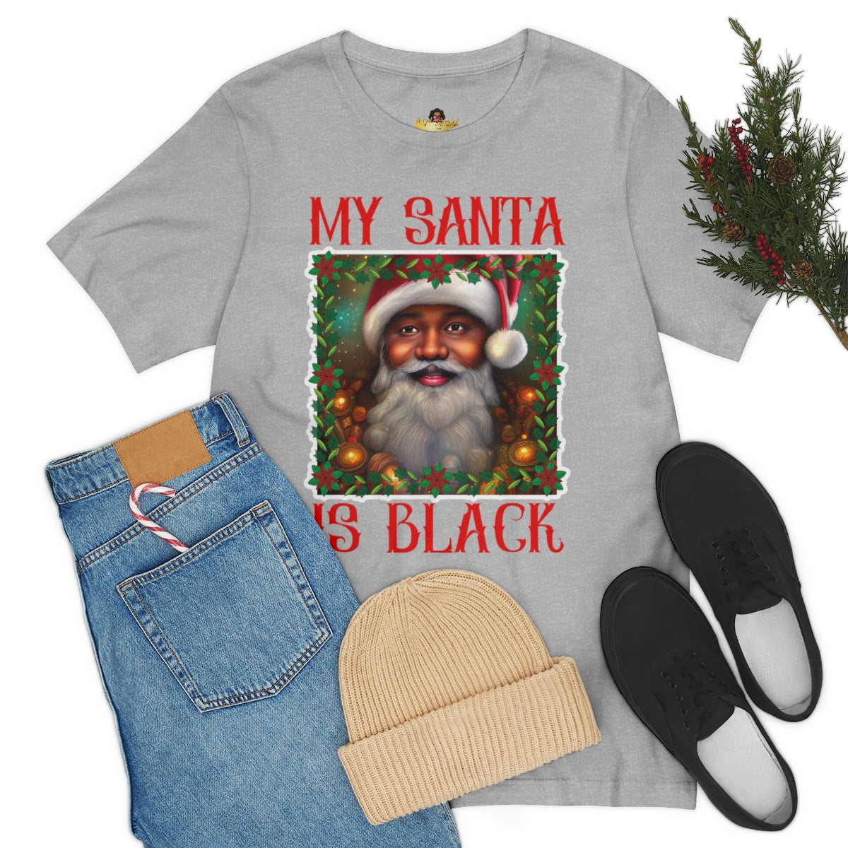 MY SANTA IS BLACK Unisex Jersey Short Sleeve Tee