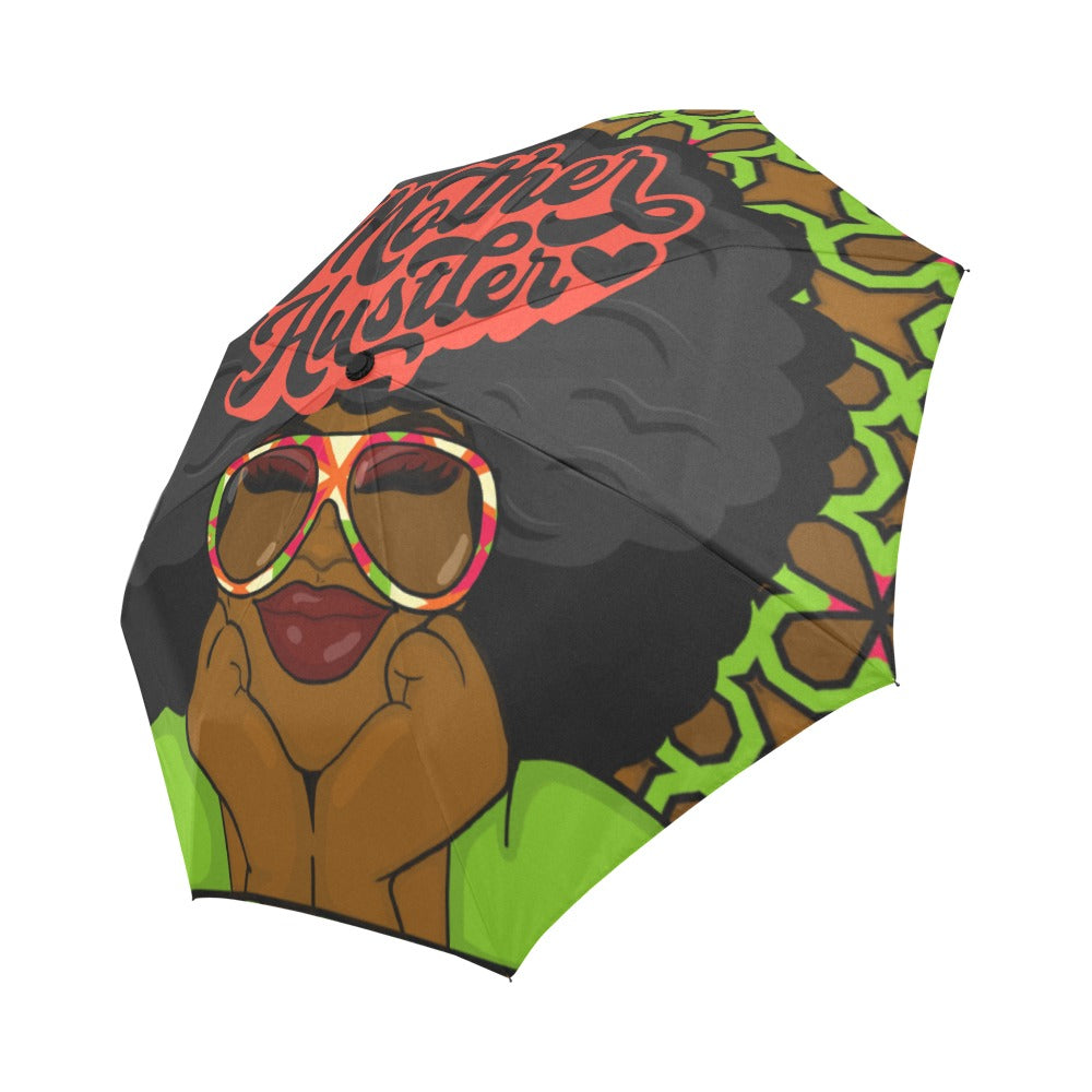 MOTHER HUSTLER SEMI-AUTOMATIC FOLDABLE UMBRELLA