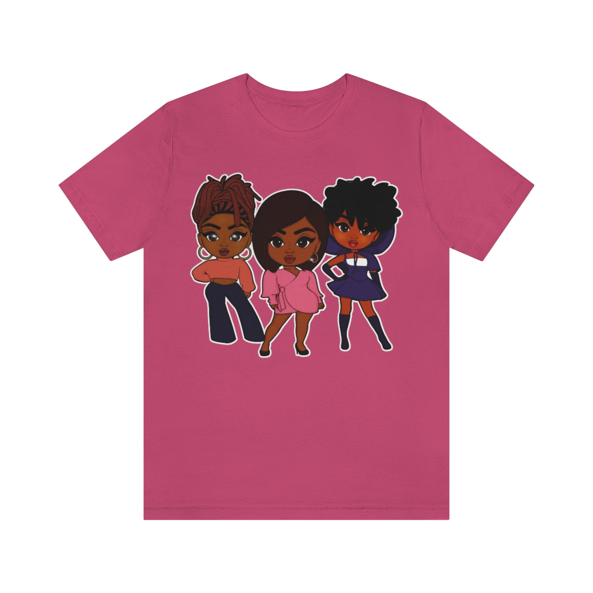 3 Little Ladies Unisex Jersey Short Sleeve Tee