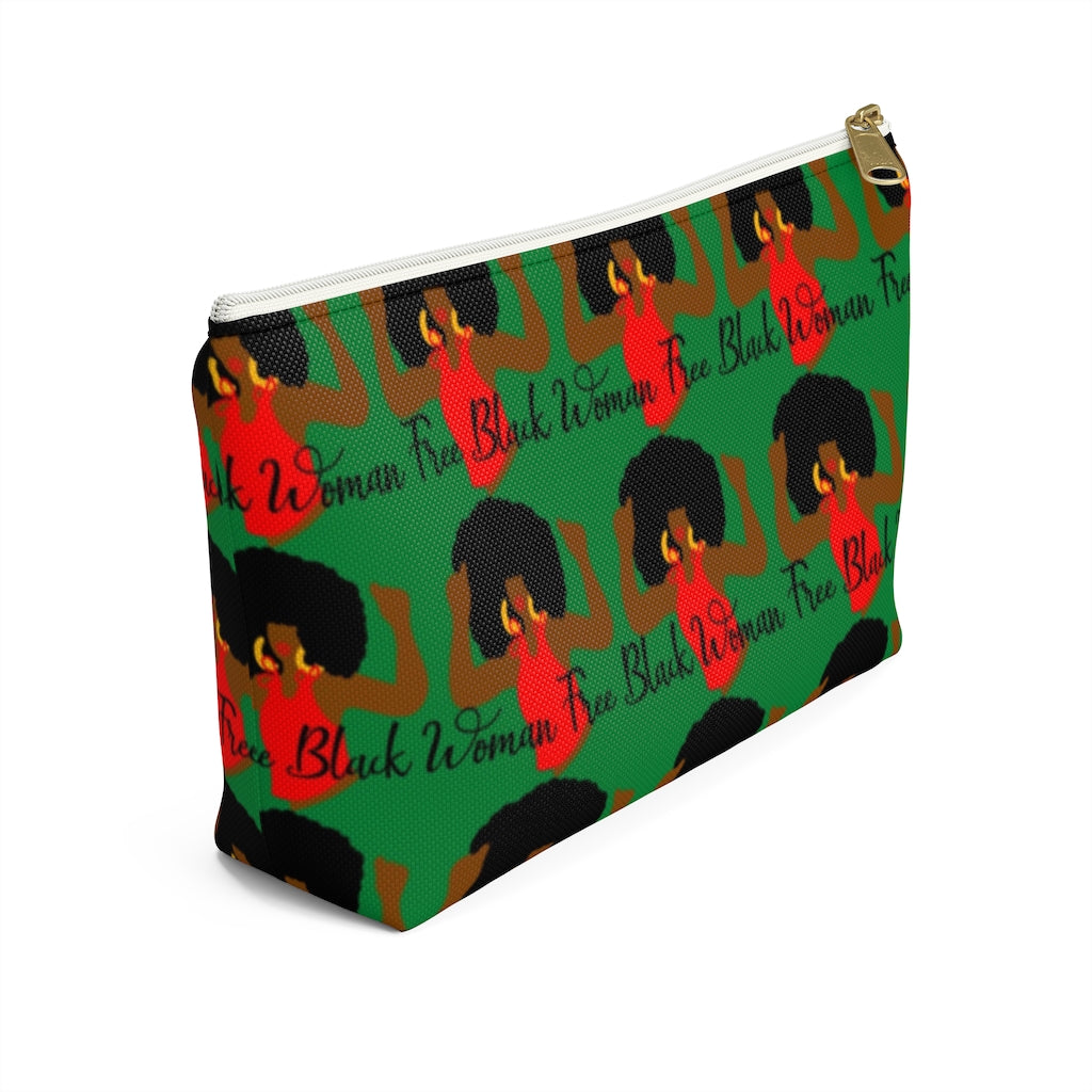 FREE BLACK WOMAN Pouch w T-bottom