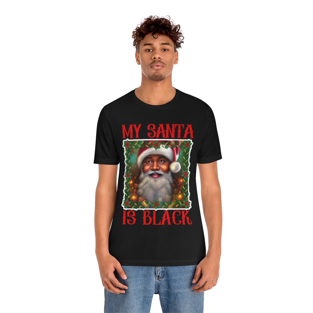 MY SANTA IS BLACK Unisex Jersey Short Sleeve Tee