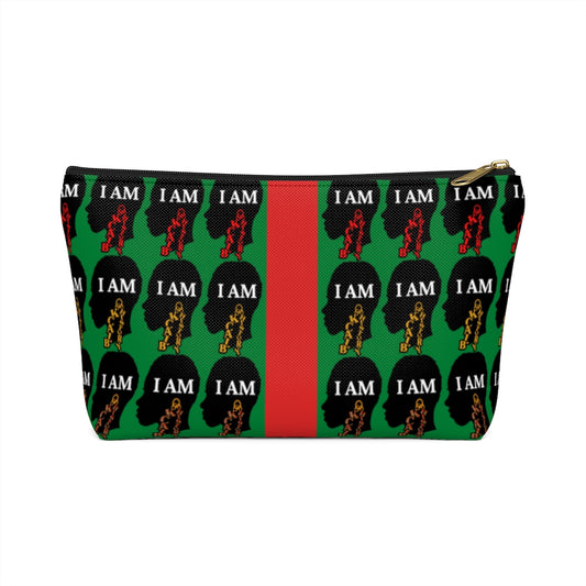 I AM BLACK HISTORY Pouch w T-bottom