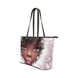 PBF Snow Babe Lg Leather Tote Bag