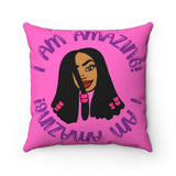 AMAZING GIRL Pillow (purple/pink)