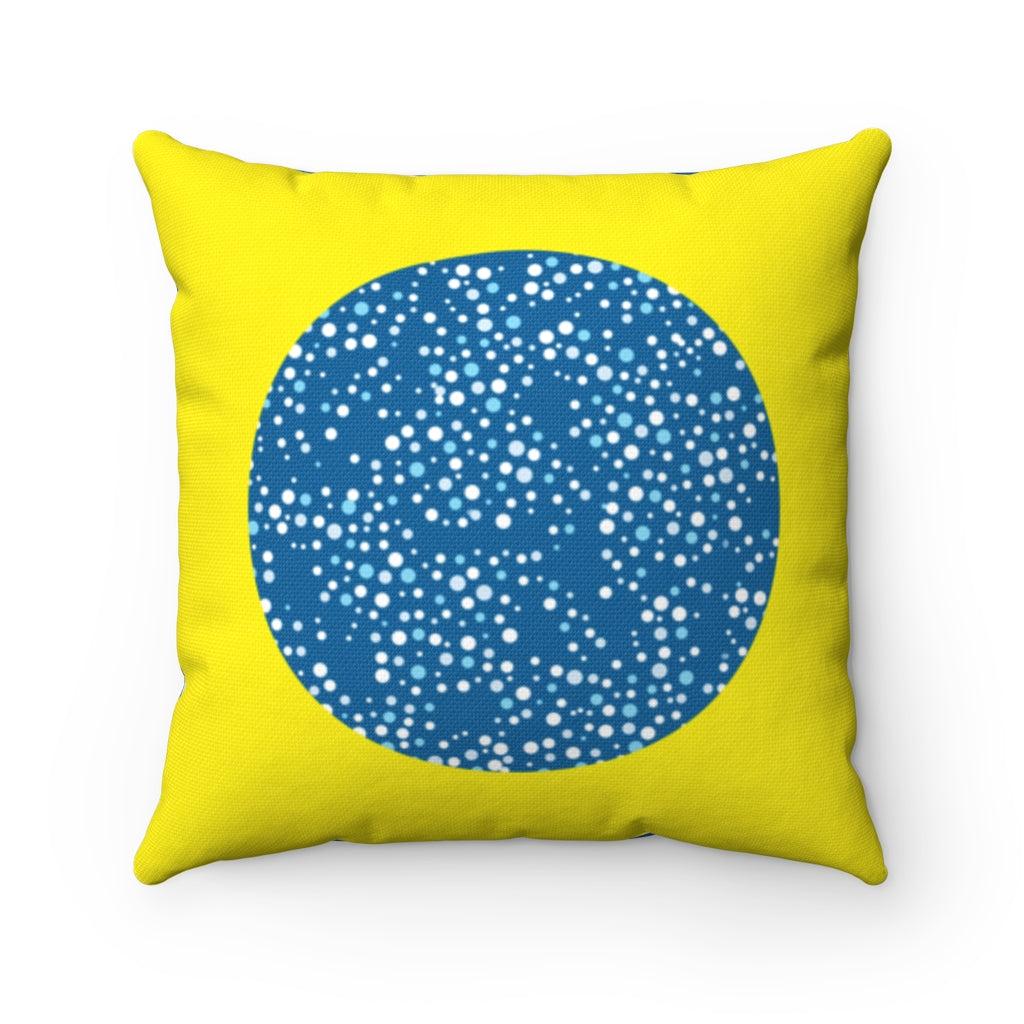 AFRO PUFFS CUTIE PILLOW YELLOW