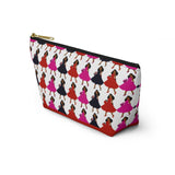 Fanciful Accessory Pouch w T-bottom