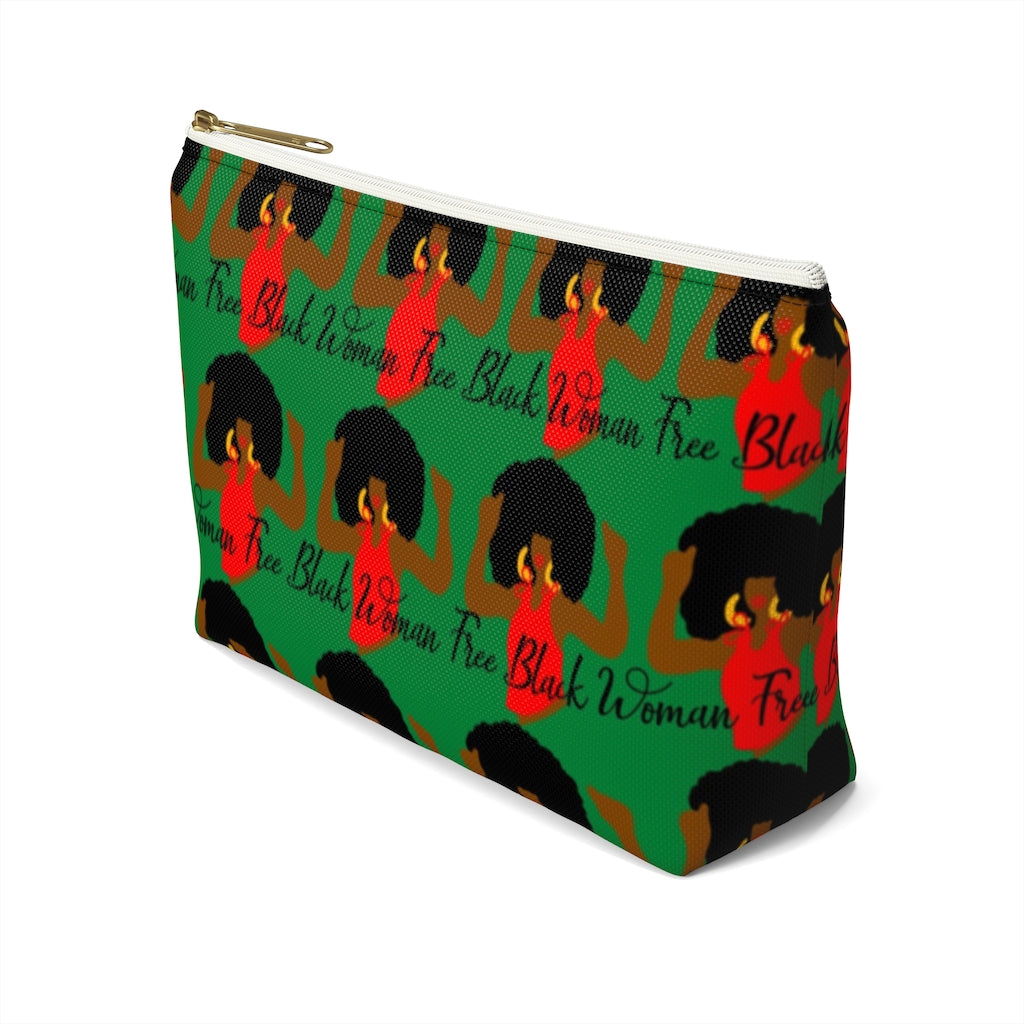 FREE BLACK WOMAN Pouch w T-bottom