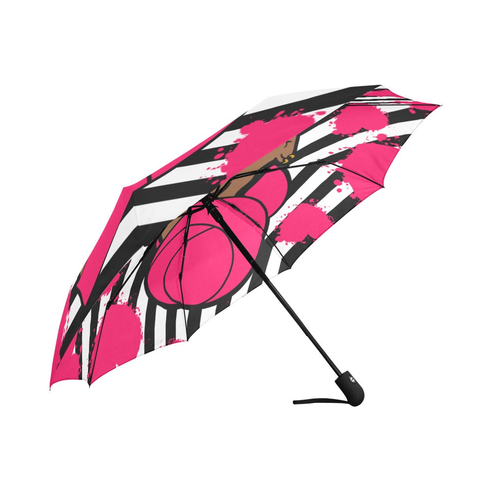 Wrapped Hearts SEMI-AUTOMATIC FOLDABLE UMBRELLA